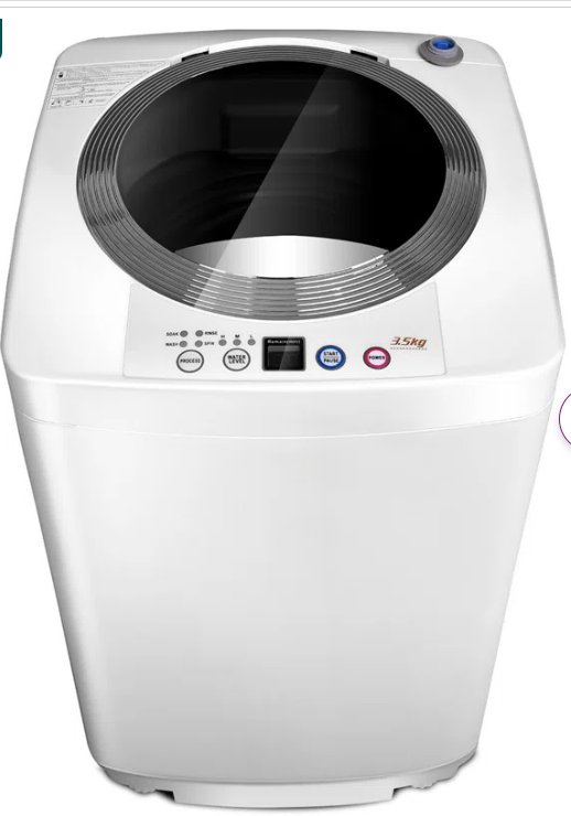 1.2 Cubic Feet Cu. Ft. High Efficiency Top Load Washer in White