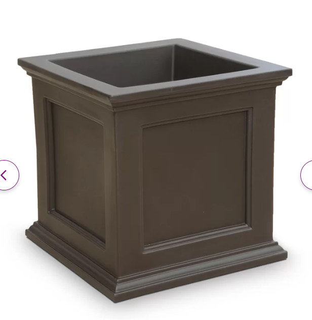 XL, Anastasiya Planter Box, Expresso Color, very slightly marked