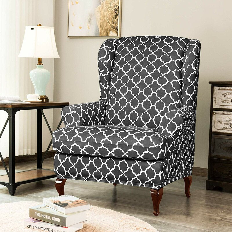 T-Cushion Wingback Slipcover - Chair not included