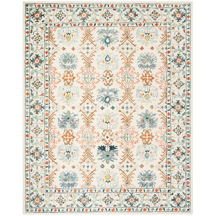 Vahakn Hand-Tufted Wool/Cotton Multicolor Area Rug