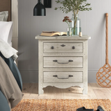 Valera 3 drawer nightstand