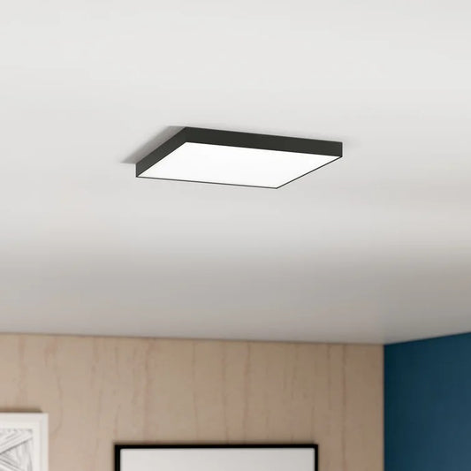 Warrenton 1 - Light Unique/Statement Square/Rectangle LED Flush Mount