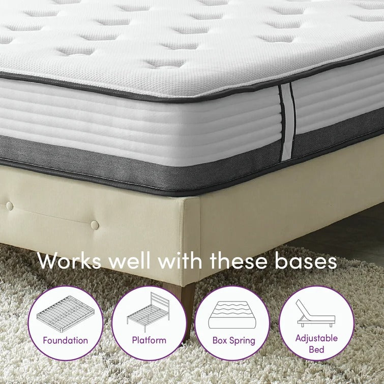 Wayfair Sleep 9" Medium Hybrid Mattress - KING