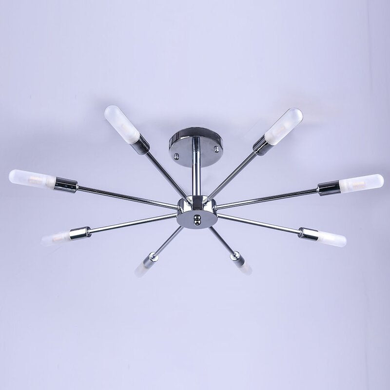 Winton 8 - Light 28.74'' Sputnik Sphere Semi Flush Mount, silver