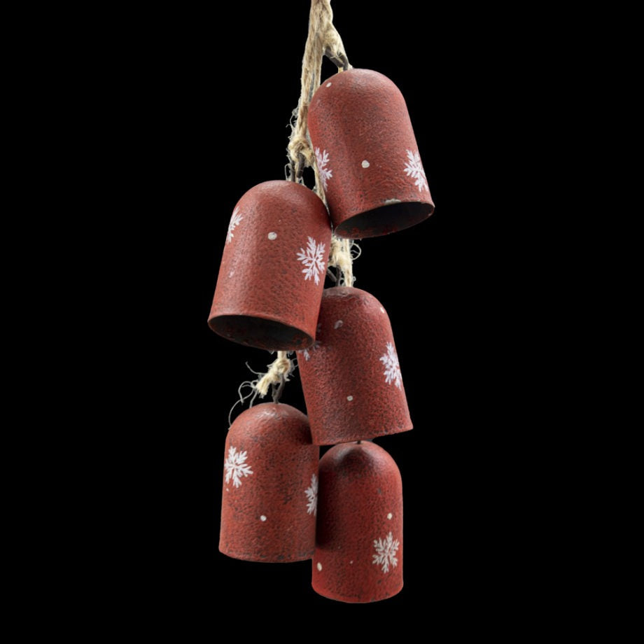 BELLS RED DOOR HANGER ANTIQUE FINISH