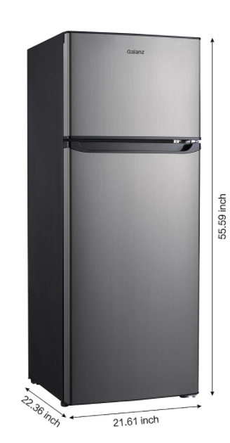 Galanz 7.6 cu.ft. Top Freezer Refrigerator *SCRATCH & DENT*
