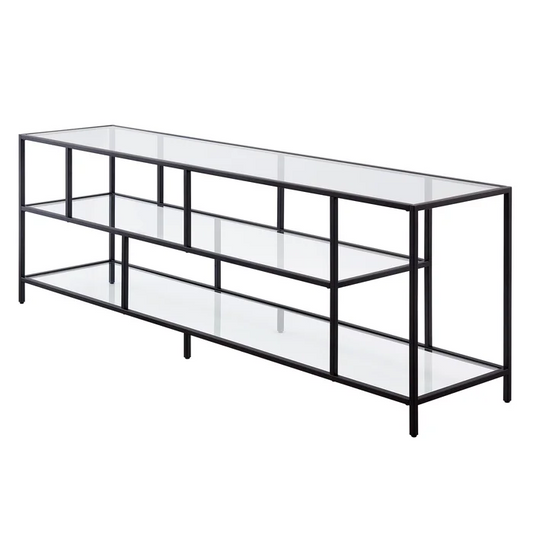 Wootton Tv Stand, Black/Glass, up to 85`` TV