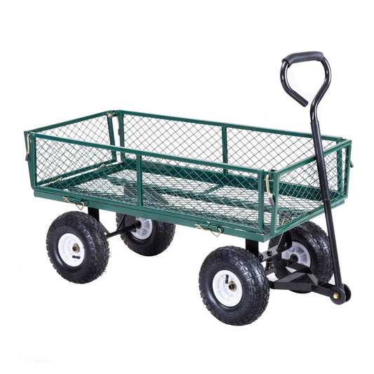 Heavy Duty Garden Utility Cart Wagon Wheelbarrow, fully assembled