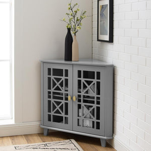 Silversides Corner Accent Cabinet SALE scratch&dent