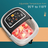 Foot Spa Bath Massager with Heat Vibration and Temp and Time Setting