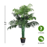 Artificial Areca Palm Decorative Silk Tree with Basket - HW59510