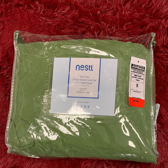 Duvet cover Twin, green