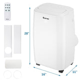 1,2000 BTU Portable Air Conditioner Multifunctional Air Cooler with Remote