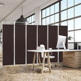 6-Panel Room Divider Folding Privacy Screen - HW65775BN