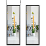 Full Length Metal Door Mirror with Adjustable Hook