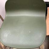 2 Piece Set Of Modern Barstools Pub Chairs 28.5`` -Green, Minor Scratch & Dent