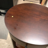 Canterbury Accent Table with Storage, marks on top