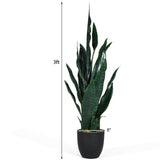 Indoor-Outdoor Artificial Fake Snake Plant - HW63229