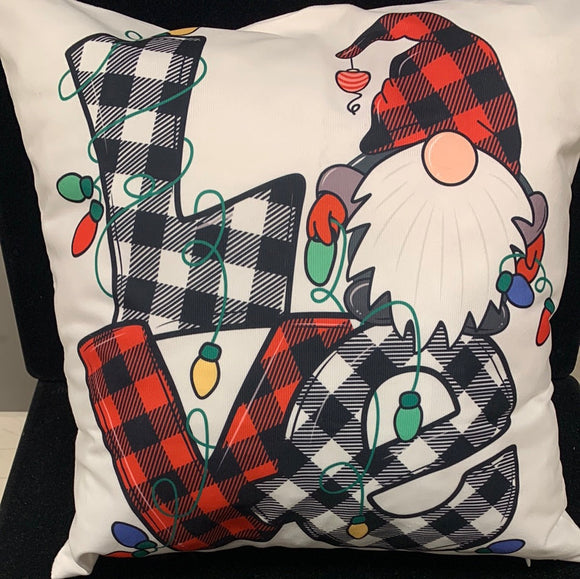 Love Santa Pillow-marked / dirt