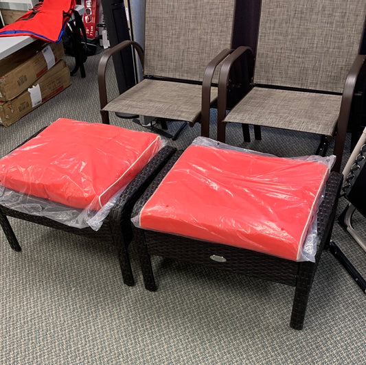 2 Piece Stool, ottoman set