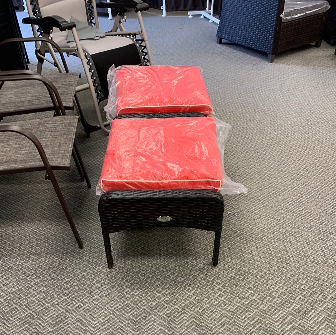 2 Piece Stool, ottoman set