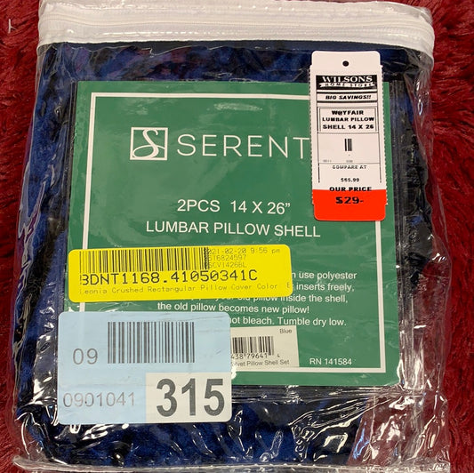 Lumbar Pillow Shell Navy