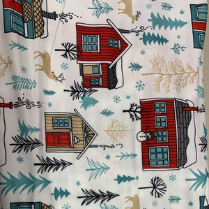 Christmas Village, sheet set , queen