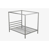 Corgette Modern Canopy Metal Bed - QUEEN -  *SPECIAL*UNASSEMBLED/IN BOX*